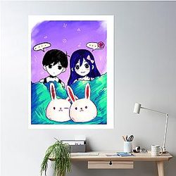 Omori Mari And Aubrey  Poster Premium Merch Store