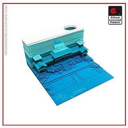 Oriental Architecture Omoshiroi Block 3D Memo Pads