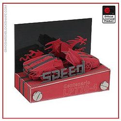 Centenario LP 770-4 Red Car Omoshiroi Block 3D Memo Pads