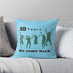 10 years we come back. One direction boy brand songs Throw Pillow RB1711