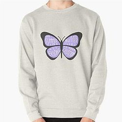 summertime and butterflies purple - olivia by one direction Pullover Sweatshirt RB1711