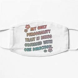 my only personality trait is being obsessed with one direction  Flat Mask RB1711
