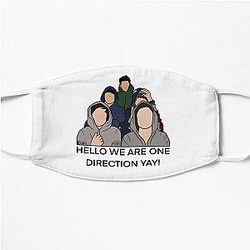 we are one direction video diaries Flat Mask RB1711