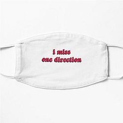 i miss one direction Flat Mask RB1711