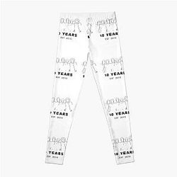 One Direction 10 Year Anniversary One Direction 1D One Direction Merch Minimalist Tee Fun Music Unisex Leggings RB1711