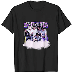 Purple Cloud Retro LA 0505 One Direction T-Shirt