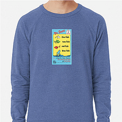 One fish two fish red fish blue fish A True Masterpiece One Fish Two Fish Red Fish Blue Fish Sweatshirts