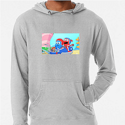One fish two fish red fish blue fish The World Is A Fantasy One Fish Two Fish Red Fish Blue Fish Hoodies