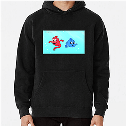 One fish two fish red fish blue fish My Favorite Kids Show One Fish Two Fish Red Fish Blue Fish Hoodies