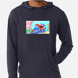 One fish two fish red fish blue fish The World Is A Fantasy One Fish Two Fish Red Fish Blue Fish Hoodies