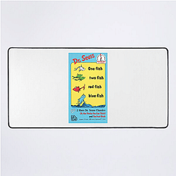 One fish two fish red fish blue fish A True Masterpiece One Fish Two Fish Red Fish Blue Fish Mouse Pads