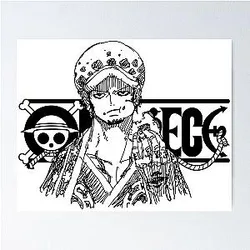 One Piece Trafalgar Law Poster