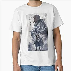 Smoker One Piece Anime Poster White Hunter Marine Vice Admiral Art Print Epic Manga Character Wall Decor Classic T-Shirt
