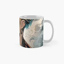 Sanji: Elegance and Passion in One Piece Digital Art. Discover Our Detailed Illustrations that Capture the Essence of the Charismatic Cook - Browse Now Classic Mug