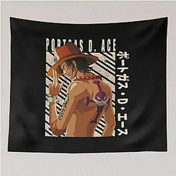 One Piece Portgas D Ace Tapestry