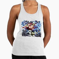 Whitebeard Four Emperors in One Piece Racerback Tank Top