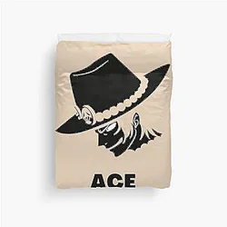 ACE One Piece Red Flame - Perfect Gift for You and Friends - One Piece Gift Duvet Cover