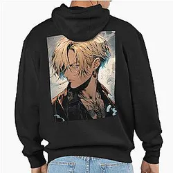 Sanji: Elegance and Passion in One Piece Digital Art. Discover Our Detailed Illustrations that Capture the Charismatic Cook - Browse Now! Pullover Hoodie