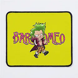 of one piece Bartolomeo Chibi Mouse Pad