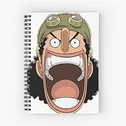 Usopp One Piece Spiral Notebook