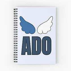 Ado Wings V2 One Piece Inspired Spiral Notebook