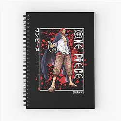 One Piece Shanks Spiral Notebook