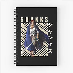 One Piece Shanks Notebook