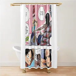 One Piece Luffy Shower Curtain