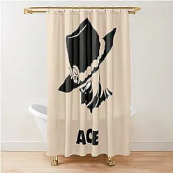 ACE One Piece Red Flame Perfect Gift for You and Friends One Piece Gift Shower Curtain