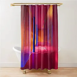 Warm One Piece Shower Curtain