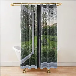 Luxe One Piece Dark Recess Shower Curtain