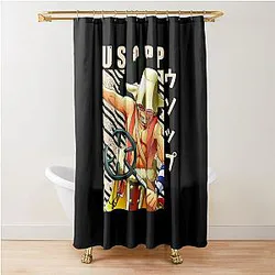 One Piece Usopp Shower Curtain
