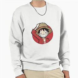 Monkey D Luffy One Piece Chibi Pullover Sweatshirt