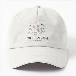 Nico Robin One Piece Minimal Design Logo Dad Hat