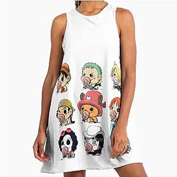 One piece kids cute A line Dress