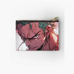 Mastery Unlocked: Dive into the World of Zoro with High Impact Digital Illustrations and Fan Art from One Piece Zipper Pouch