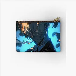 Sanji: Elegance and Passion in One Piece Digital Art. Discover Our Detailed Illustrations that Capture the Essence of the Charismatic Cook - Browse Now! Zipper Pouch