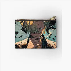 Sanji: Elegance and Passion in One Piece Digital Art. Discover Our Detailed Illustrations that Capture the Charismatic Cook - Browse Now! Zipper Pouch