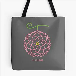 One Piece Hana Hana no Mi, Flower Fruit All Over Print Tote Bag