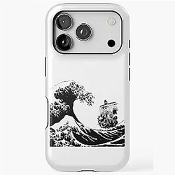 One Piece - Black and White iPhone Tough Case