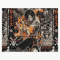 Portgas D. Ace One Piece - Fire Fist Anime, Flame Manga, Whitebeard Pirates Ace Jigsaw Puzzle