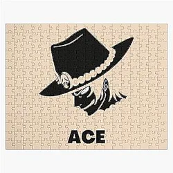 ACE One Piece Red Flame Perfect Gift Jigsaw Puzzle