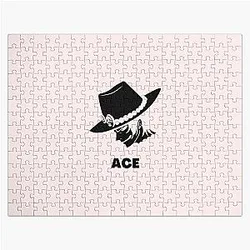 ACE One Piece Red Flame Jigsaw Puzzle