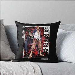 One Piece Shanks Throw Pillow