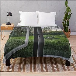 Luxe One Piece Dark Recess Throw Blanket