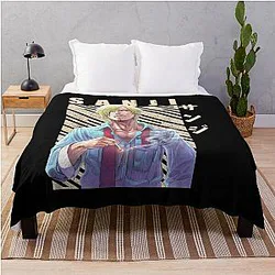 One Piece Sanji Throw Blanket