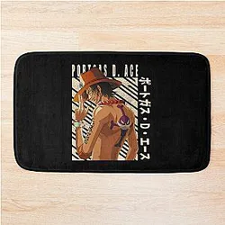 One Piece - Portgas D. Ace Bath Mat