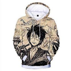 One Piece Luffy Manga Hoodie OMN1111