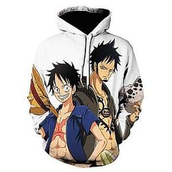 One Piece Heart And Mugiwara Hoodie OMN1111