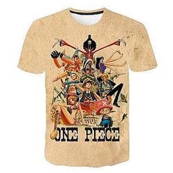 One Piece Retro Mugiwara T-shirt OMN1111